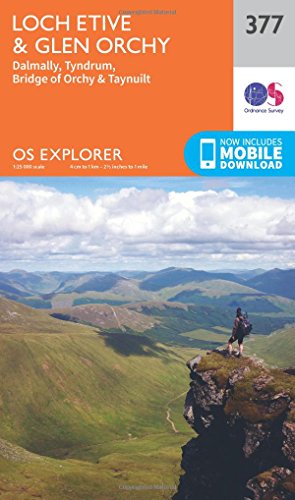 Loch Etive and Glen Orchy (OS Explorer Map, Band 377)