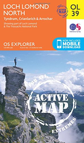 Loch Lomond North, Tyndrum, Crianlarich & Arrochar (OS Explorer Map Active) von Ordnance Survey