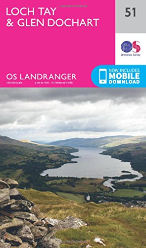 Loch Tay & Glen Dochart (OS Landranger Map, Band 51) von Ordnance Survey