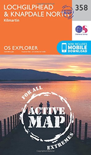Lochgilphead and Knapdale North (OS Explorer Active Map, Band 358)