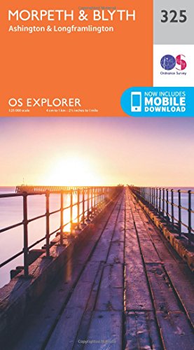 Morpeth and Blyth (OS Explorer Map, Band 325) von Ordnance Survey