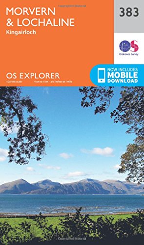 Morvern and Lochaline (OS Explorer Map, Band 383) von ORDNANCE SURVEY