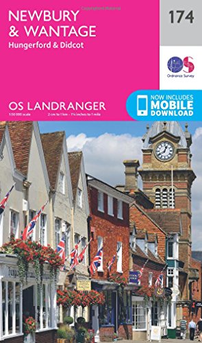 Newbury & Wantage, Hungerford & Didcot (OS Landranger Map, Band 174)