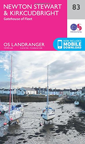 Newton Stewart & Kirkcudbright, Gatehouse of Fleet (OS Landranger Map, Band 83) von ORDNANCE SURVEY