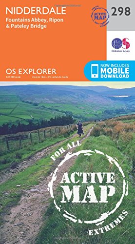 Nidderdale (OS Explorer Active Map, Band 298)