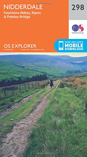 Nidderdale (OS Explorer Map, Band 298)