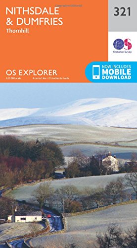 Nithsdale and Dumfries (OS Explorer Map, Band 321)
