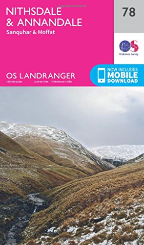 Nithsdale & Annandale, Sanquhar & Moffat 1 : 50 000 (OS Landranger Map, Band 78) von ORDNANCE SURVEY