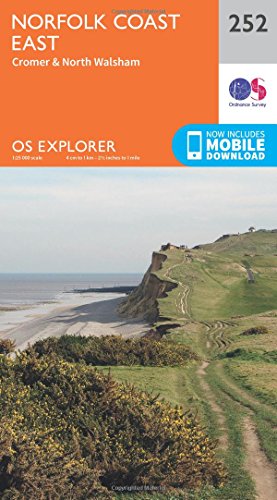 Norfolk Coast East (OS Explorer Map, Band 252) von ORDNANCE SURVEY