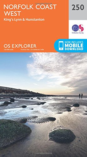 Norfolk Coast West (OS Explorer Map, Band 250)