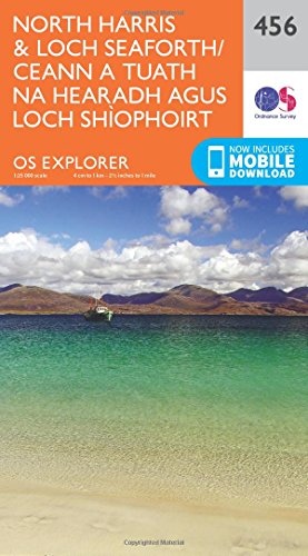 North Harris and Loch Seaforth/Ceann a Tuath Na Hearadh Agus Loch Shiphoirt (OS Explorer Map, Band 456)
