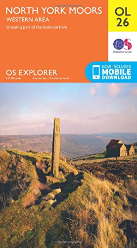 North York Moors - Western Area (OS Explorer Map) von ORDNANCE SURVEY