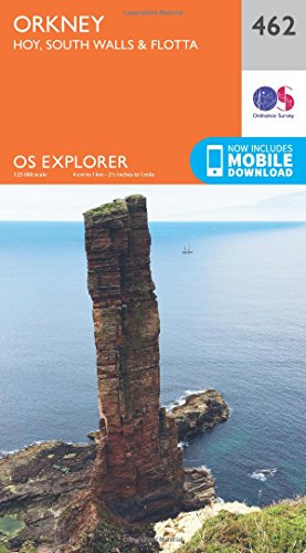 Orkney - Hoy, South Walls and Flotta (OS Explorer Map, Band 462) von ORDNANCE SURVEY