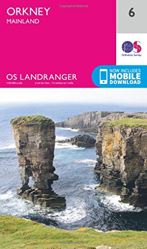 Orkney - Mainland (OS Landranger Map, Band 6) von Ordnance Survey