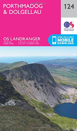 Porthmadog & Dolgellau (OS Landranger Map, Band 124)