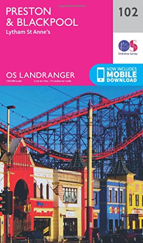 Preston & Blackpool, Lytham (OS Landranger Map, Band 102)