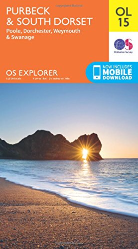 Purbeck & South Dorset, Poole, Dorchester, Weymouth & Swanage (OS Explorer Map)