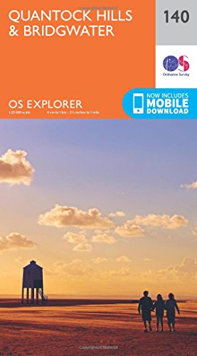 Quantock Hills and Bridgwater (OS Explorer Map, Band 140)