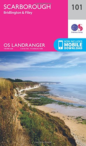 Scarborough, Bridlington & Filey (OS Landranger Map, Band 101)