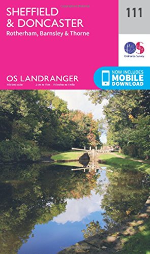 Sheffield & Doncaster, Rotherham, Barnsley & Thorne (OS Landranger Map, Band 111)