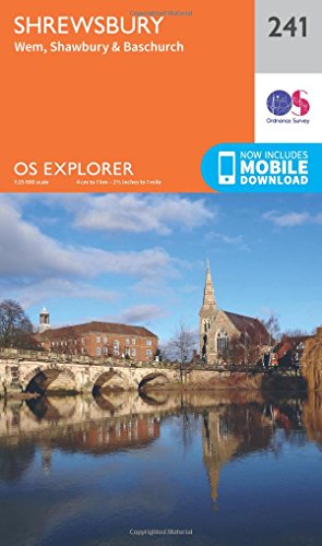 Shrewsbury (OS Explorer Map, Band 241) von Ordnance Survey