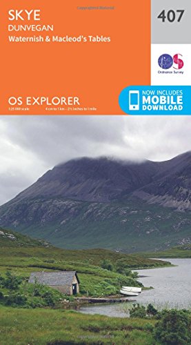 Skye - Dunvegan (OS Explorer Map, Band 407) von ORDNANCE SURVEY