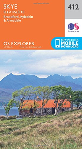 Skye - Sleat (OS Explorer Map, Band 412)