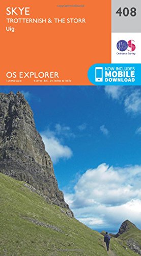 Skye - Trotternish and the Storr (OS Explorer Map, Band 408)