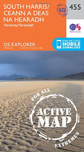 South Harris/Ceann a Deas Na Hearadh (OS Explorer Active Map, Band 455) von ORDNANCE SURVEY