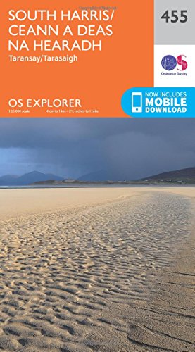 South Harris/Ceann a Deas Na Hearadh (OS Explorer Map, Band 455)