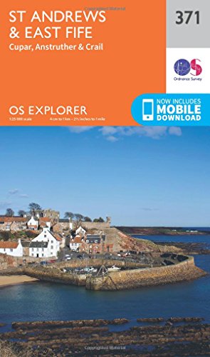 St Andrews and East Fife (OS Explorer Map, Band 371) von ORDNANCE SURVEY