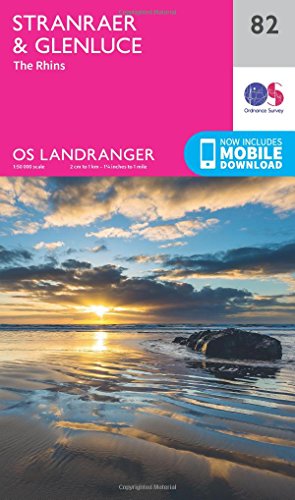 Stranraer & Glenluce (OS Landranger Map, Band 82) von ORDNANCE SURVEY