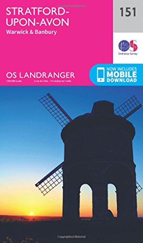 Stratford-Upon-Avon, Warwick & Banbury (OS Landranger Map, Band 151) von Ordnance Survey