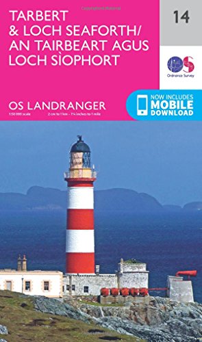 Tarbert & Loch Seaforth (OS Landranger Map, Band 14)