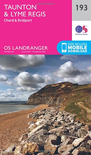 Taunton & Lyme Regis, Chard & Bridport (OS Landranger Map, Band 193)