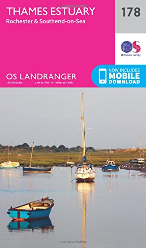 Thames Estuary, Rochester & Southend-on-Sea (OS Landranger Map, Band 178)