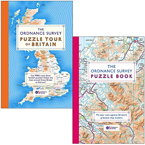 The Ordnance Survey Puzzle Book Collection 2 Books Set by Dr Gareth Moore (Puzzle Tour of Britain, The Ordnance Survey Puzzle Book)