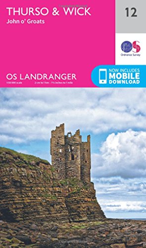 Thurso & Wick, John O'Groats (OS Landranger Map, Band 12)