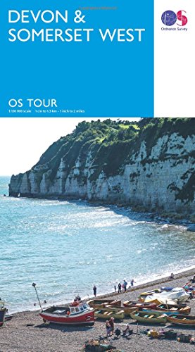 Touring Map Devon & Somerset West (OS Tour Map)