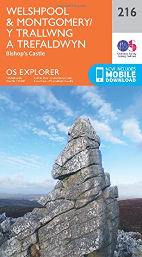 Welshpool and Montgomery (OS Explorer Map, Band 216)