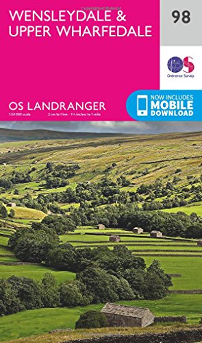 Wensleydale & Upper Wharfedale (OS Landranger Map, Band 98)