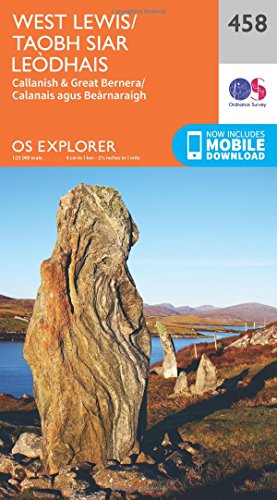 West Lewis/Taobh Siar Leodhais (OS Explorer Map, Band 458)