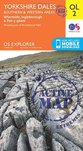 Yorkshire Dales South & Western (OS Explorer Active Map)