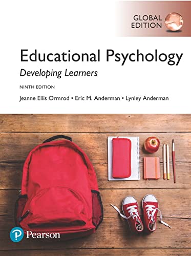 Educational Psychology: Developing Learners, Global Edition von Pearson Education Limited