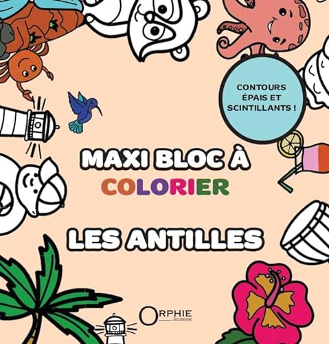 Maxi bloc à colorier - Les Antilles von Orphie