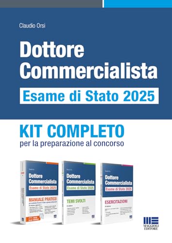Dottore commercialista. Esame di Stato 2025. Kit completo per la preparazione al concorso. Con tutor digitale Dottore commercialista. Esame di Stato 2025. Kit completo per la preparazione al concorso. Con tutor digitale von Maggioli Editore