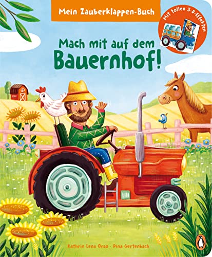 Mein Zauberklappen-Buch - Mach mit auf dem Bauernhof!: Pappbilderbuch mit 3-D-Klappen für Kinder ab 30 Monaten Mein Zauberklappen-Buch - Mach mit auf dem Bauernhof!: Pappbilderbuch mit 3-D-Klappen für Kinder ab 30 Monaten