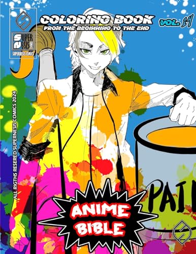 Anime Bible From The Beginning To The End Vol. 14: Coloring book von Supernesis