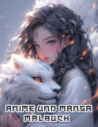 Anime Und Manga Malbuch: Herstellung japanischer Porträtkunst – mit Wölfen, Drachen, Schlangen, Adlern, Schädeln, Knochen, ... Das perfekte Künstlergeschenk für Halloween und Weihnachten von Independently published
