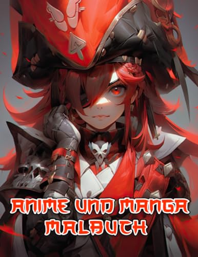 Anime Und Manga Malbuch: Tauchen Sie ein in die fesselnde Welt japanischer Porträts – von majestätischen Wölfen und ... Ihrem inneren Künstler Horror Halloween Weihnachten